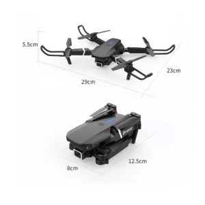 e88 foldable 4k mini toy drone rc quadrocopter with wifi fpv wide angle hd dual camera
